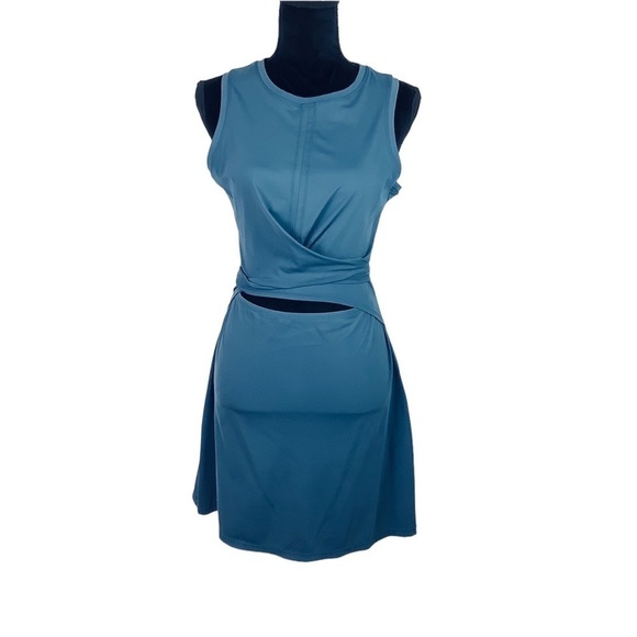 HALARA TIE UP FRONT CUT OUT MINI DRESS - Picture 5 of 9